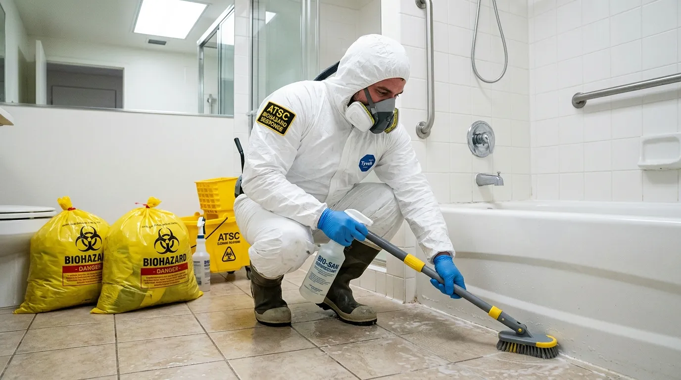 Decontamination equipment deployed for Blood Cleanup in Dunn Loring